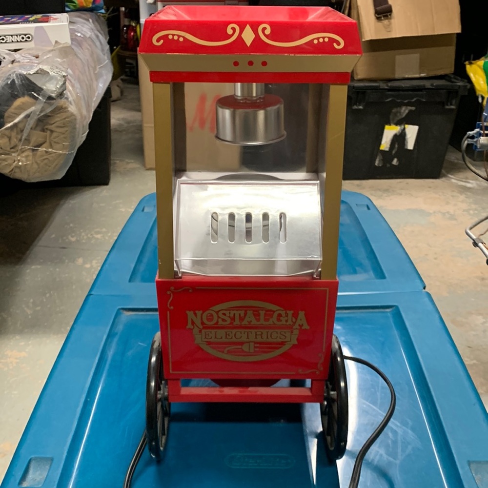 Old fashion movie time popcorn maker
